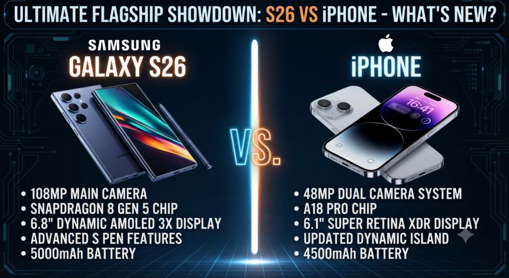 Samsung S26 vs iPhone 17